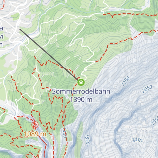 Map of Pfingstegg