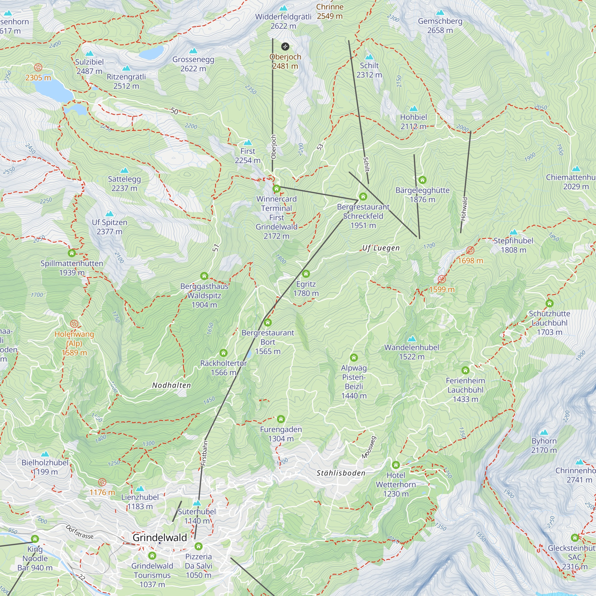 Wittegg map