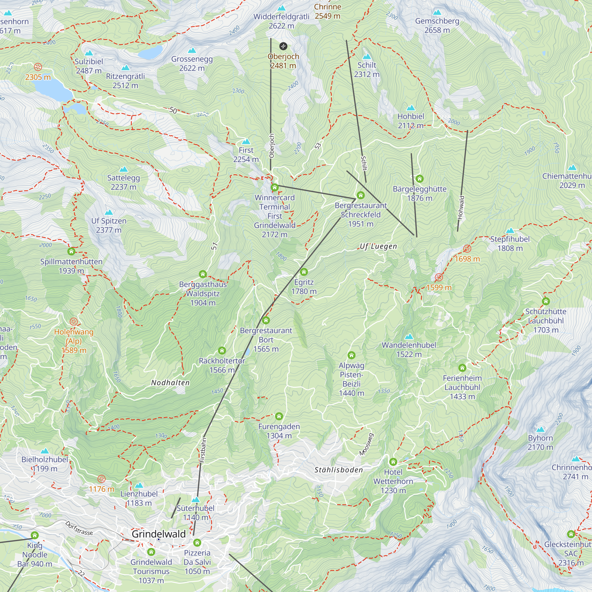 Wittegg map
