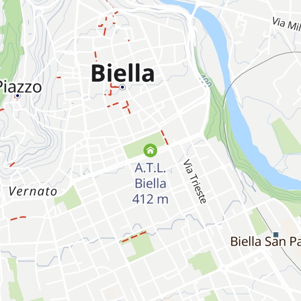 Map of A.T.L. Biella