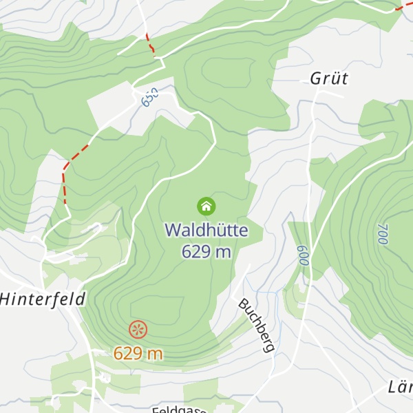 Map of Waldhütte