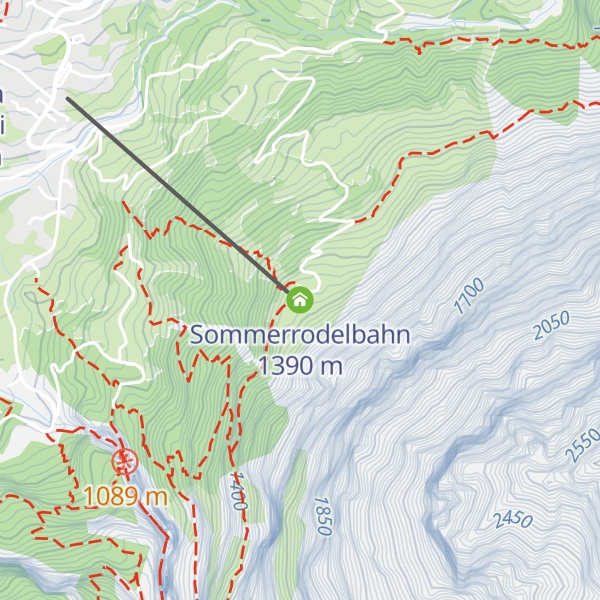 Map of Sommerrodelbahn