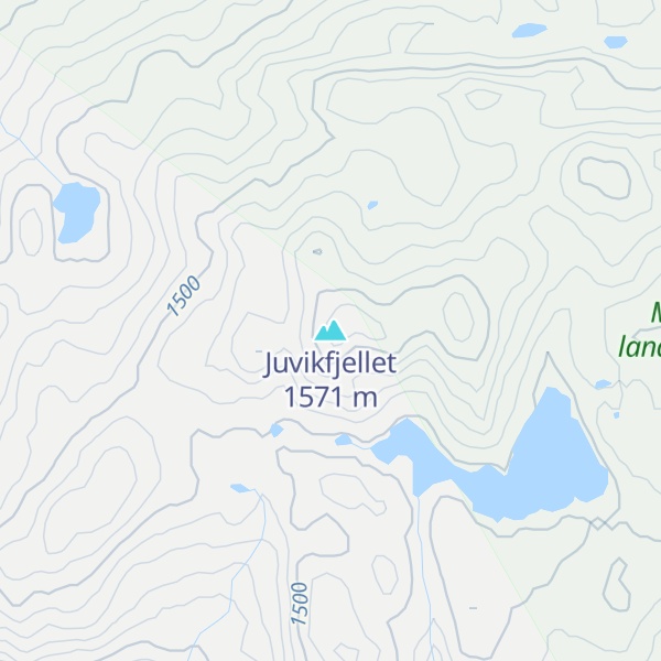 Map of Juvikfjellet