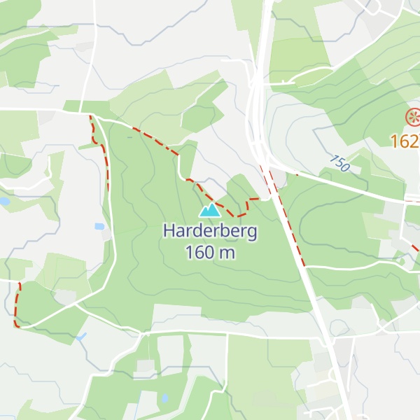 Map of Harderberg