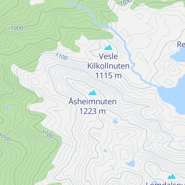 Map of Åsheimnuten