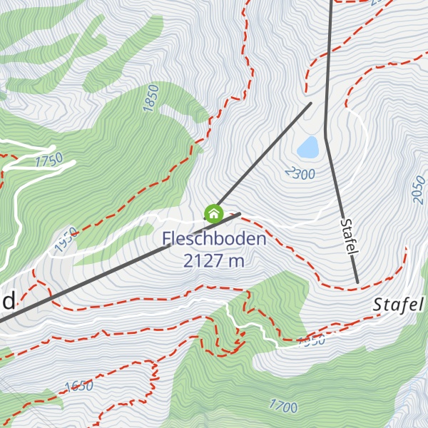 Map of Fleschboden