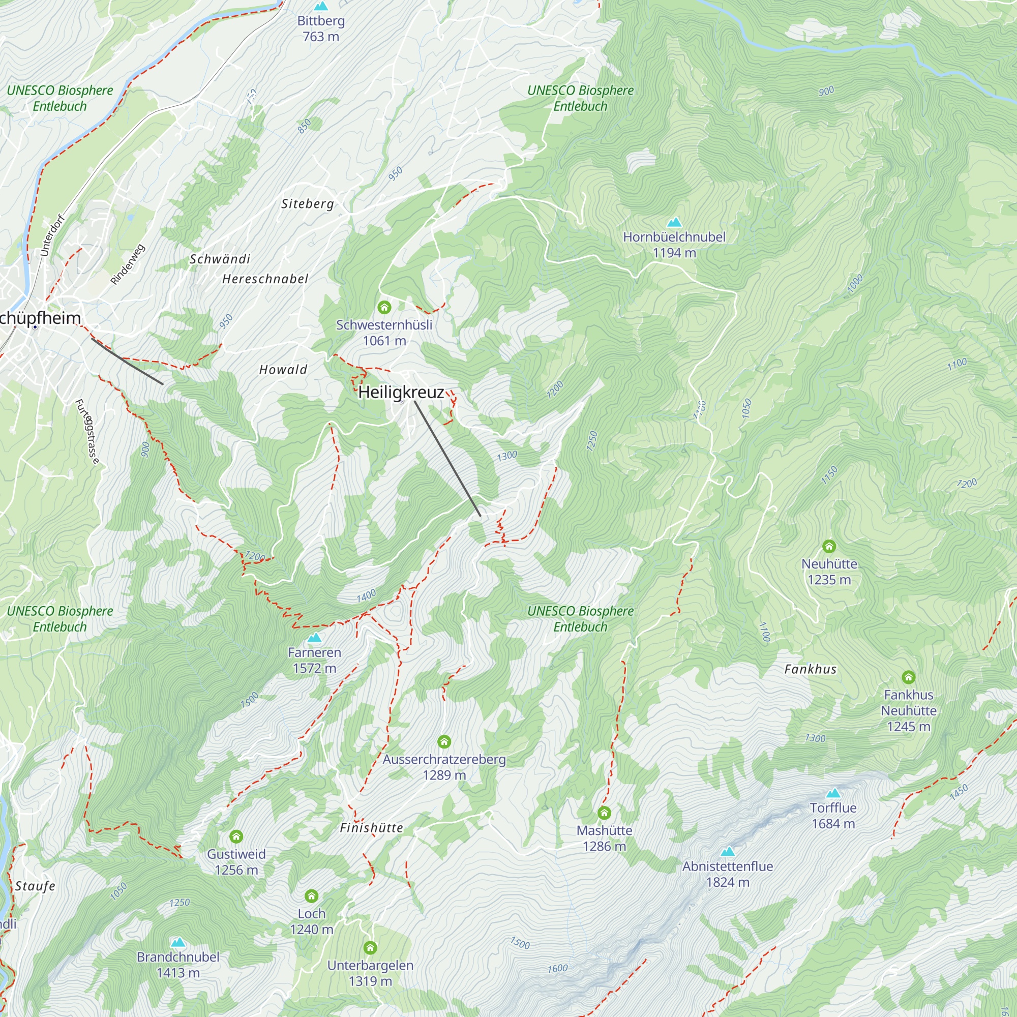 Berghaus First map