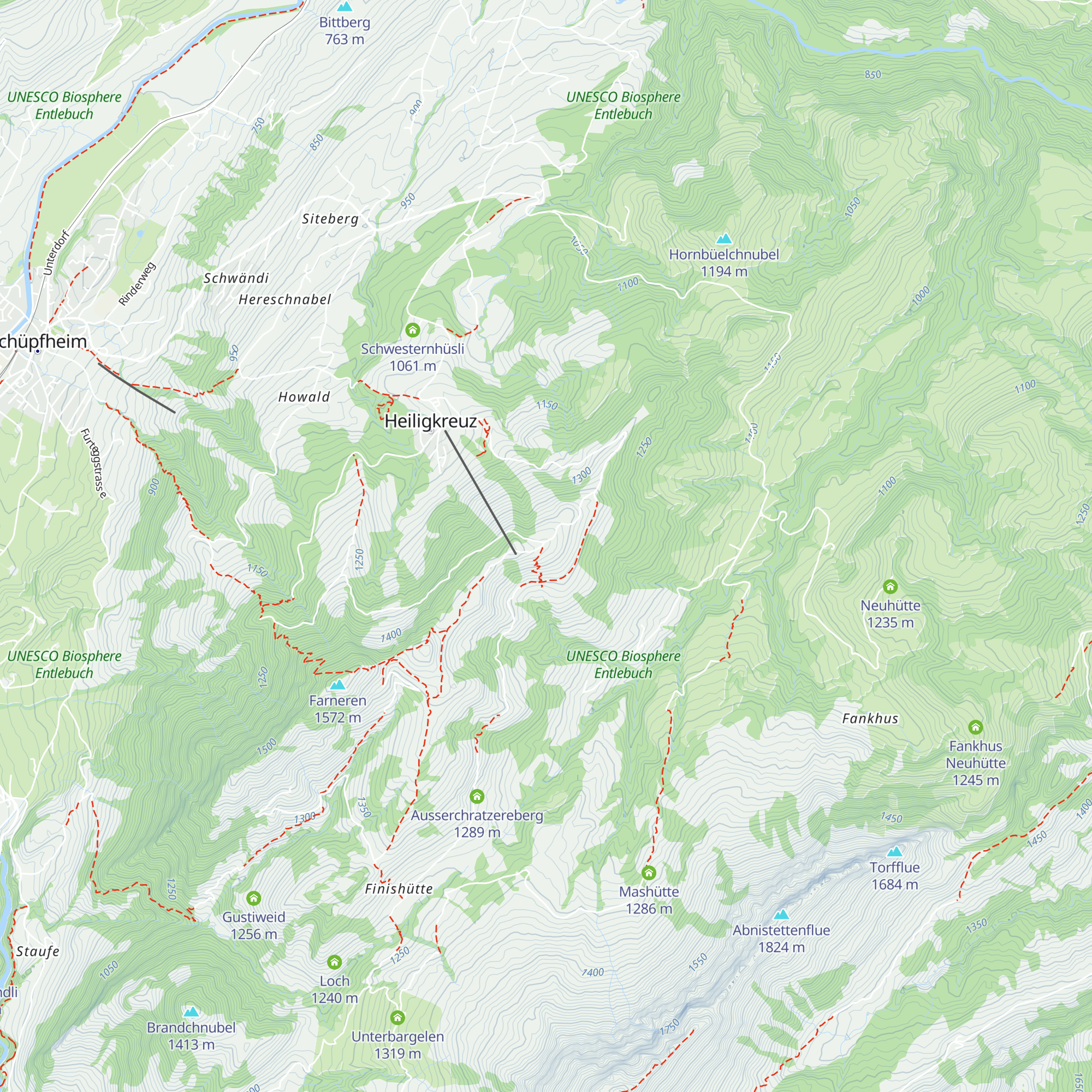 Berghaus First map