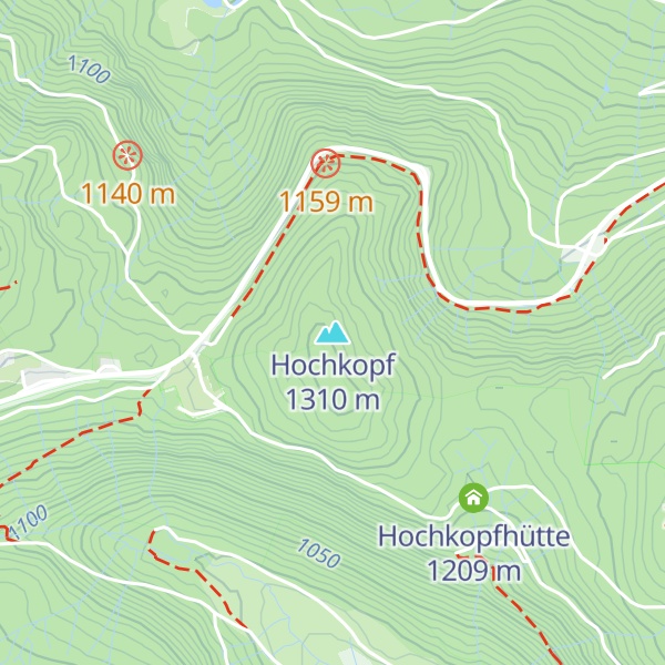 Map of Hochkopf