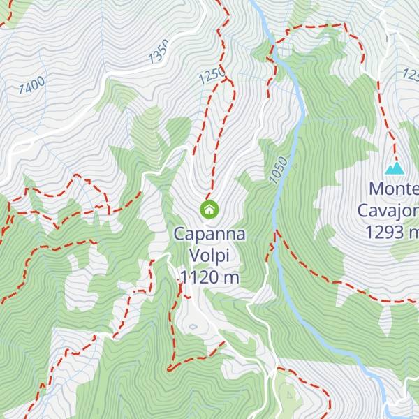 Map of Capanna Volpi