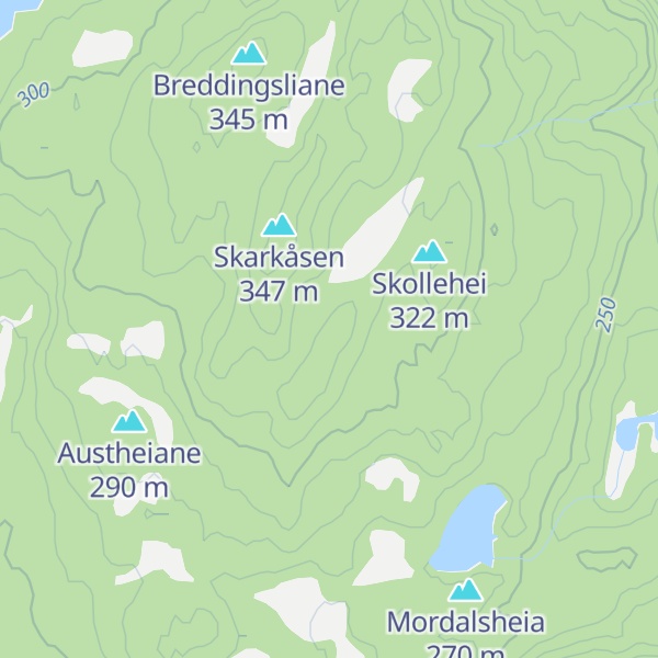 Map of Børusbakke