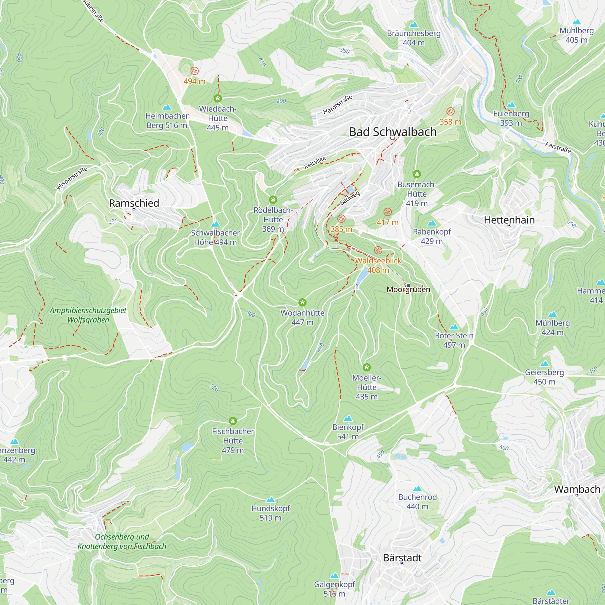 Wodanhütte map