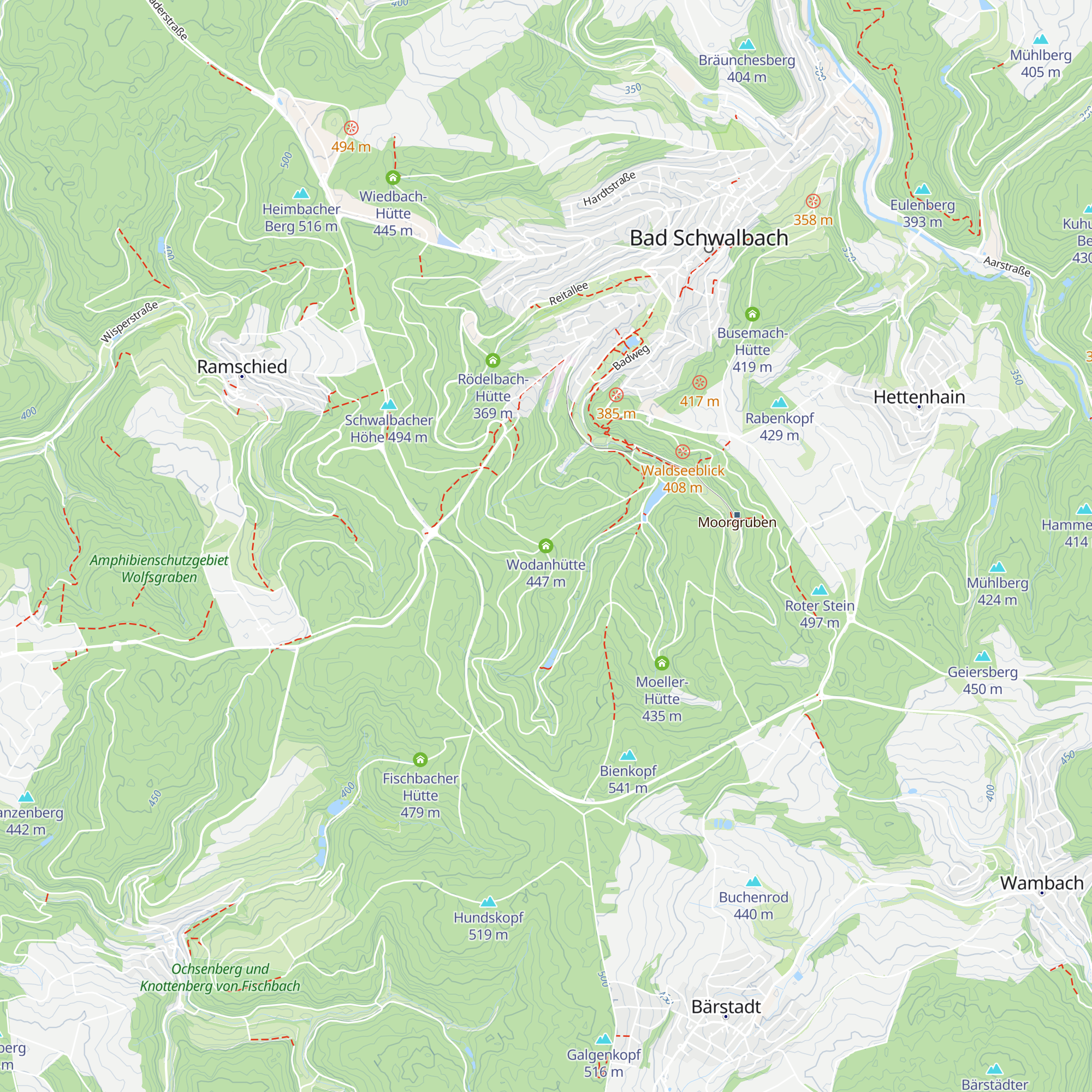 Wodanhütte map