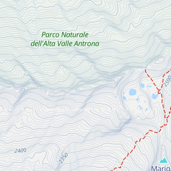 Map of Pizzo Lamè