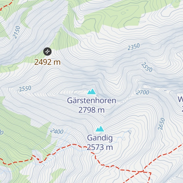 Map of Gärstenhoren