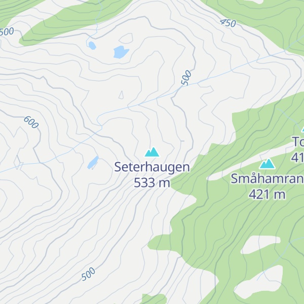 Map of Seterhaugen