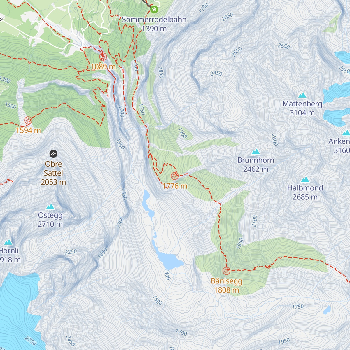 Bäregg map