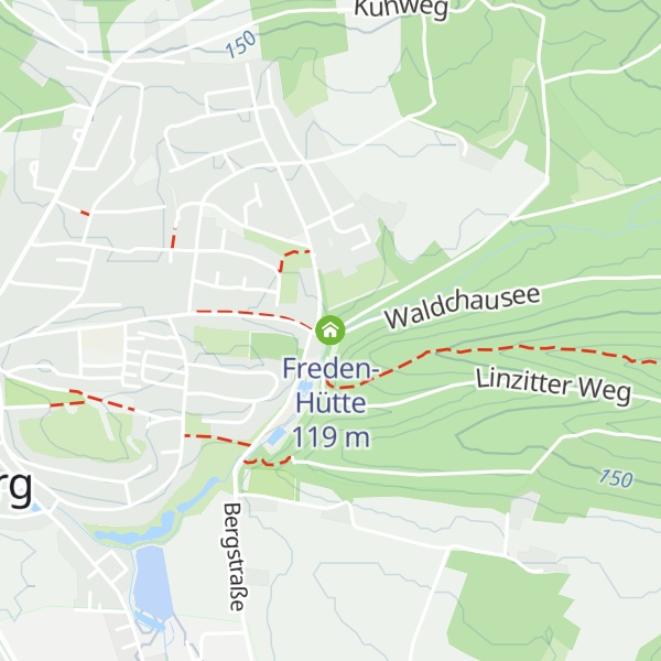 Map of Freden-Hütte