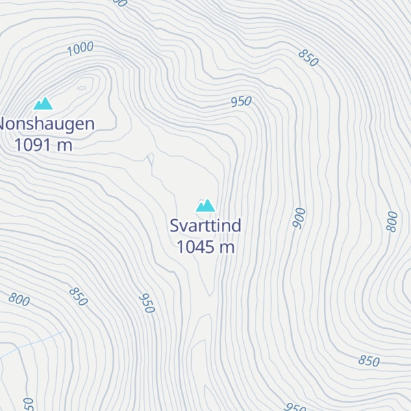 Map of Svarttind