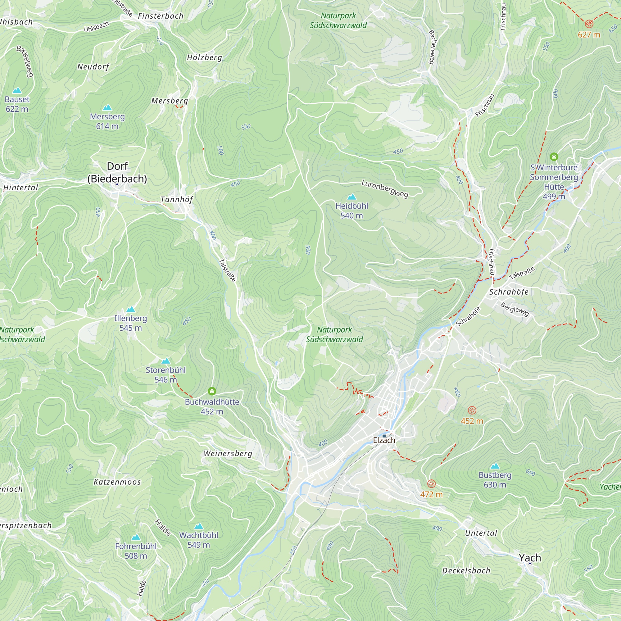 Valentia Hütte map