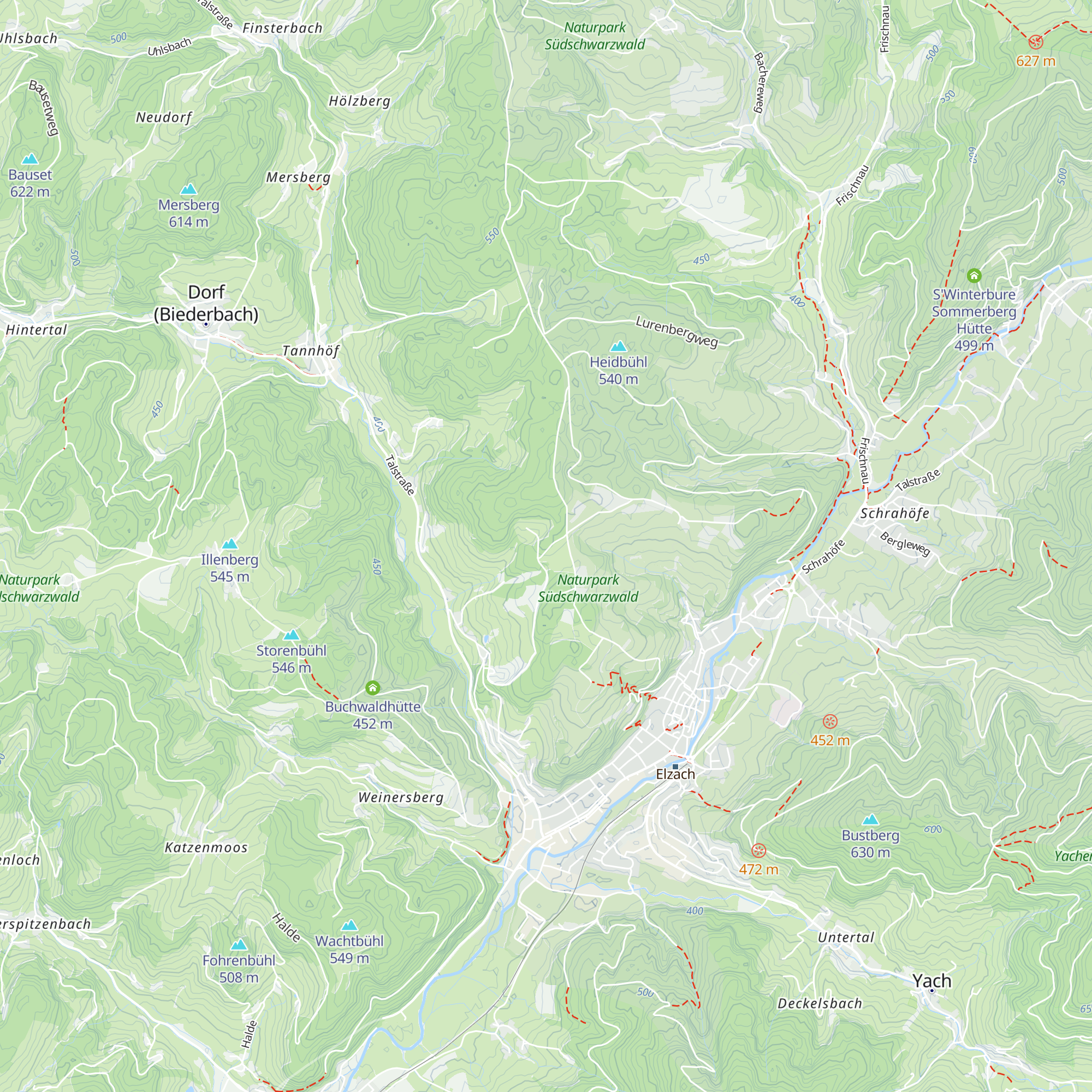 Valentia Hütte map