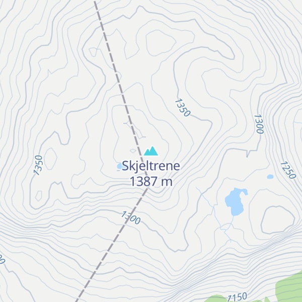 Map of Skjeltrene