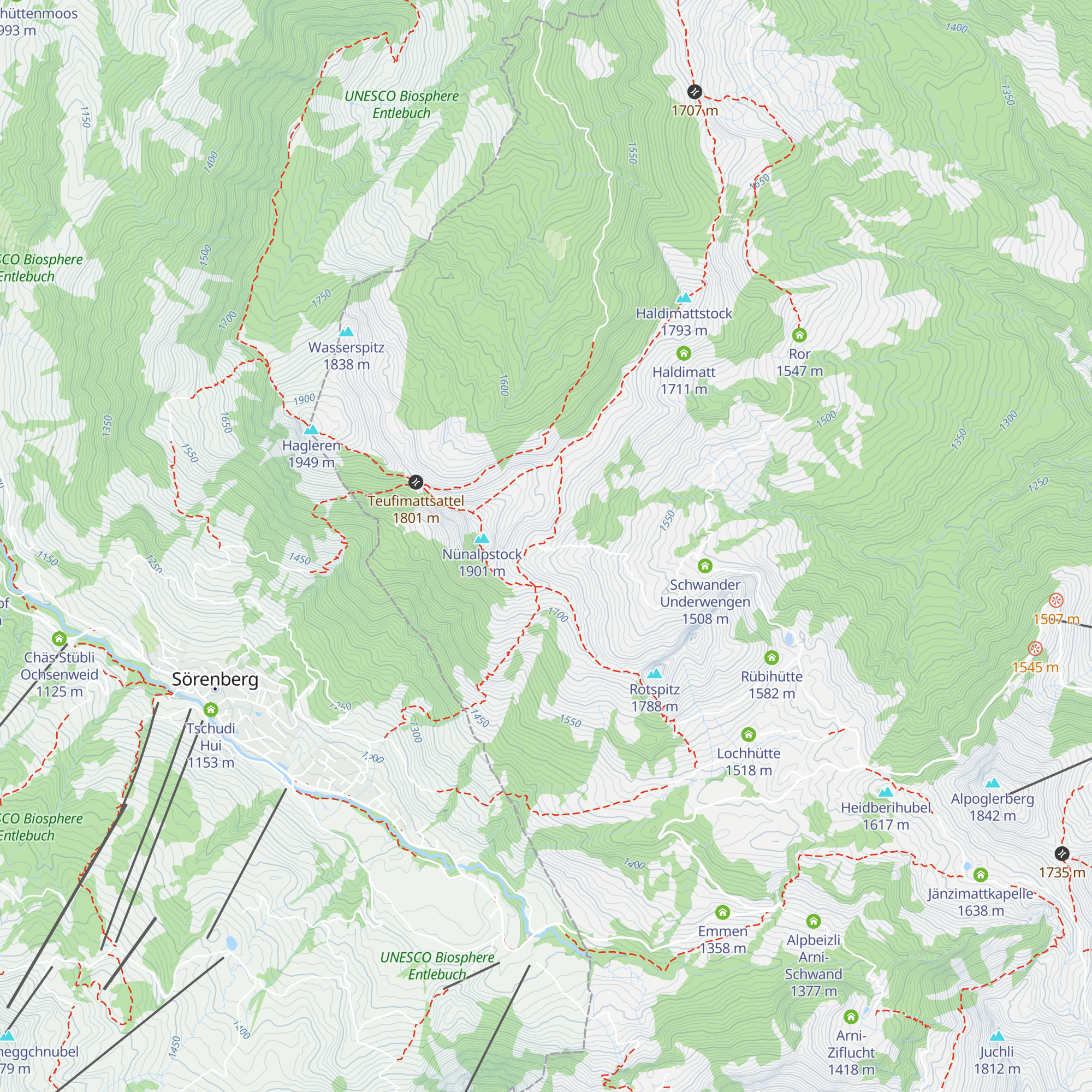 Nünalp map