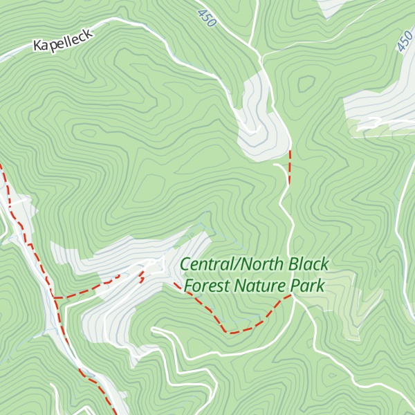 Map of Eugen Huber Hütte