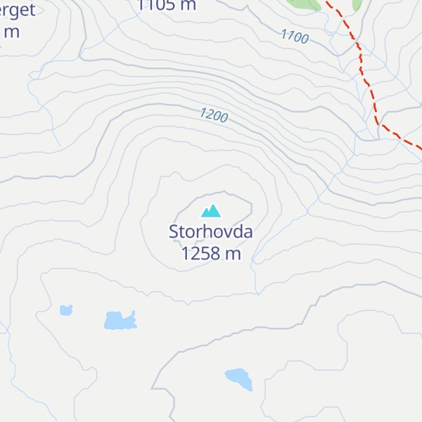 Map of Storhovda