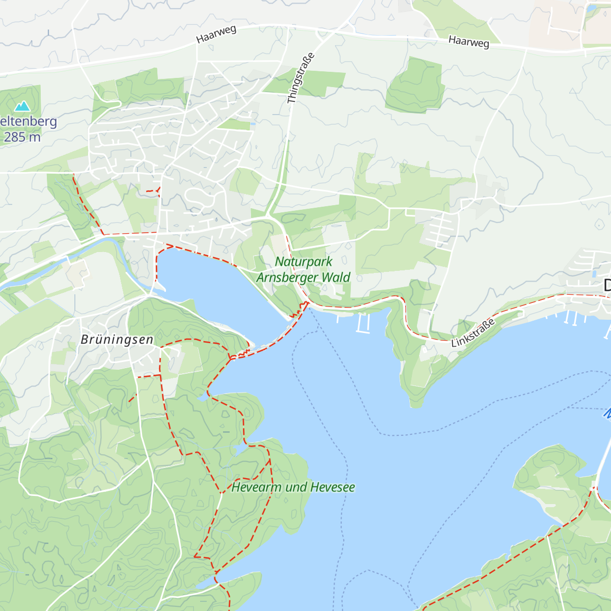 Tourist-Info Sperrmauer map