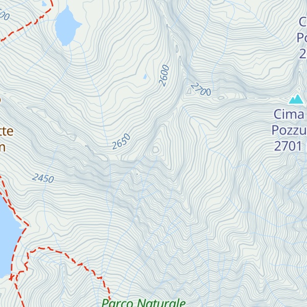 Map of Punta Turiggia