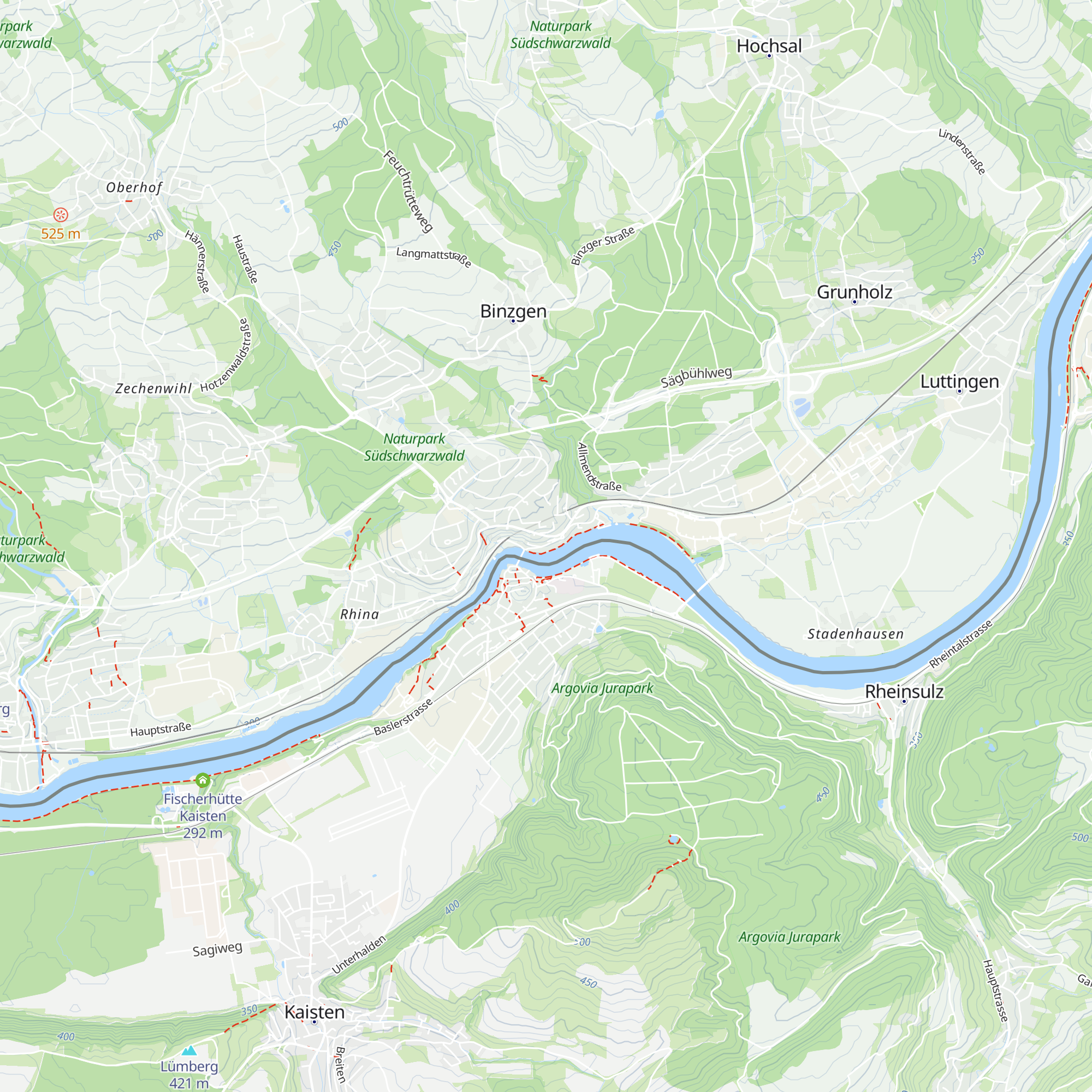 Tourismusbüro Laufenburg map