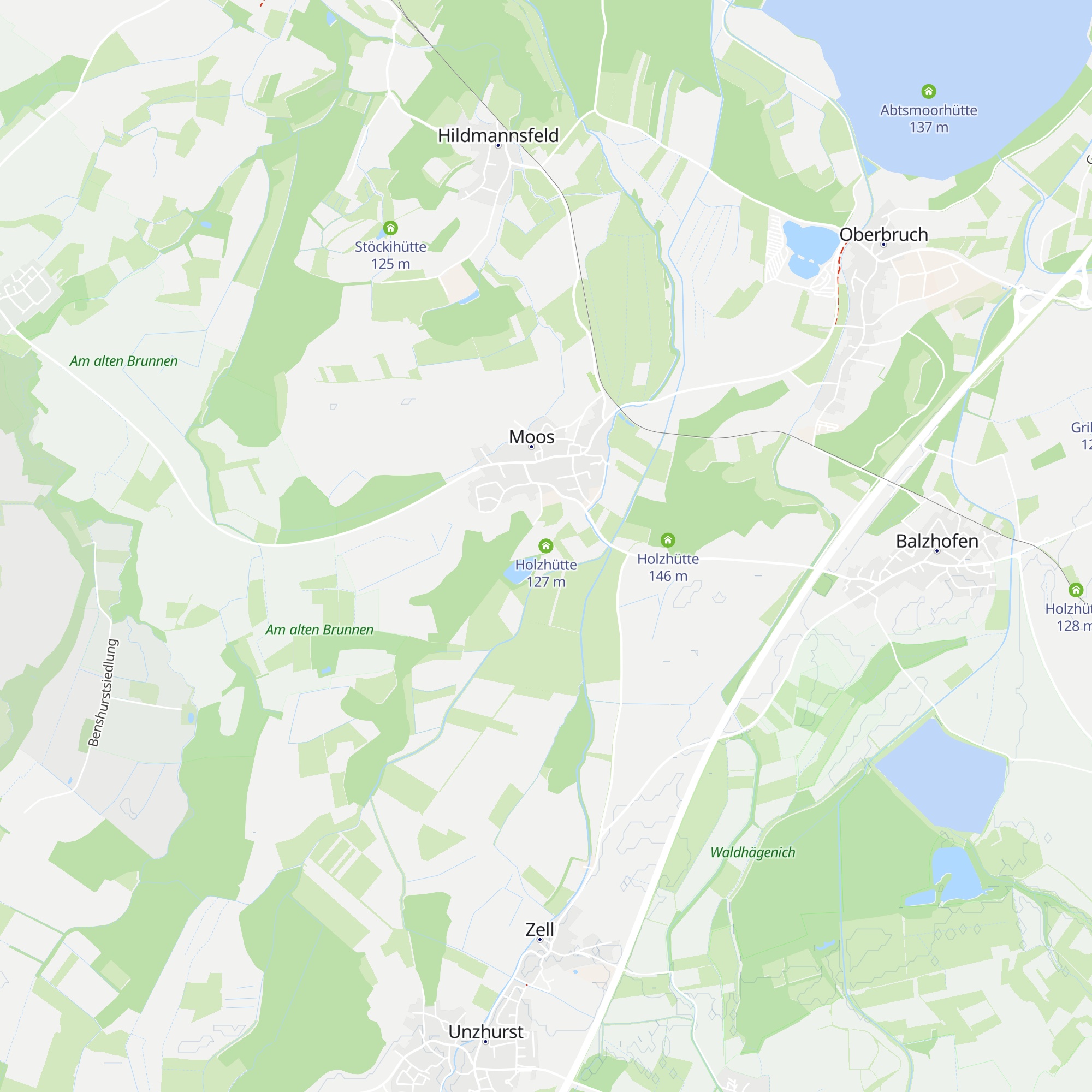 Holzhütte map
