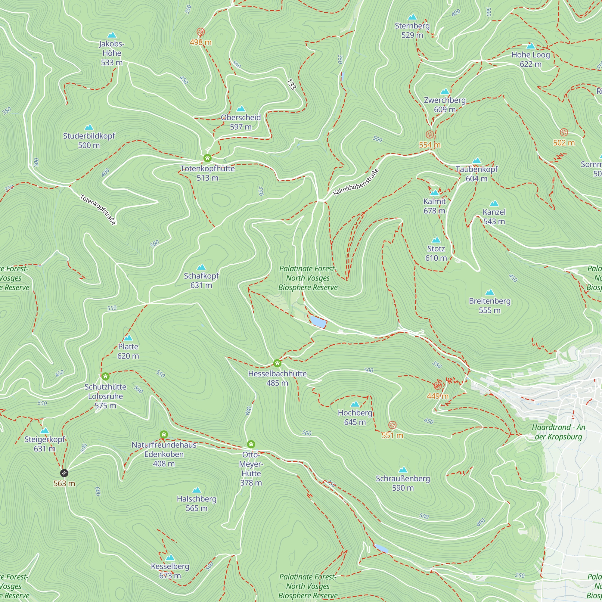 Grillhütte St. Martin map