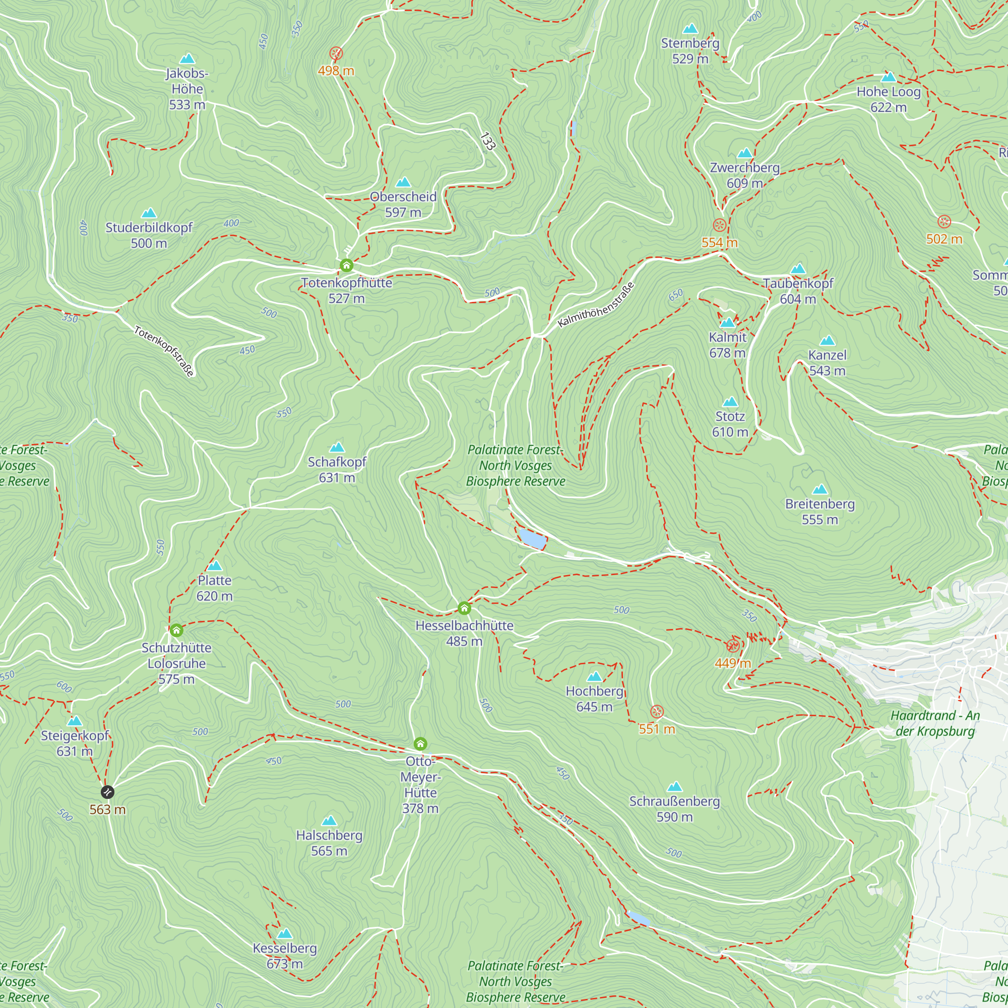 Grillhütte St. Martin map