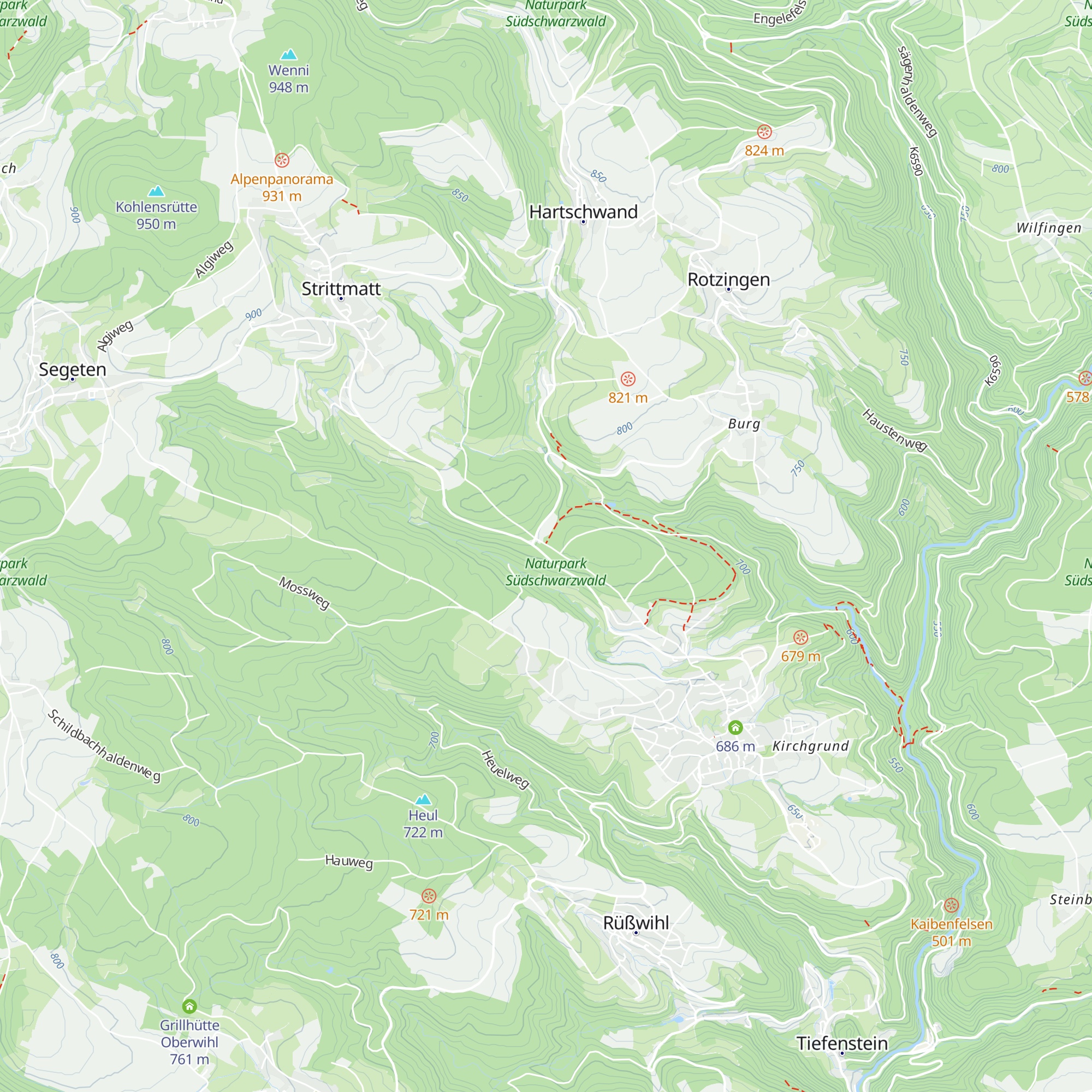 Sägmooshütte map