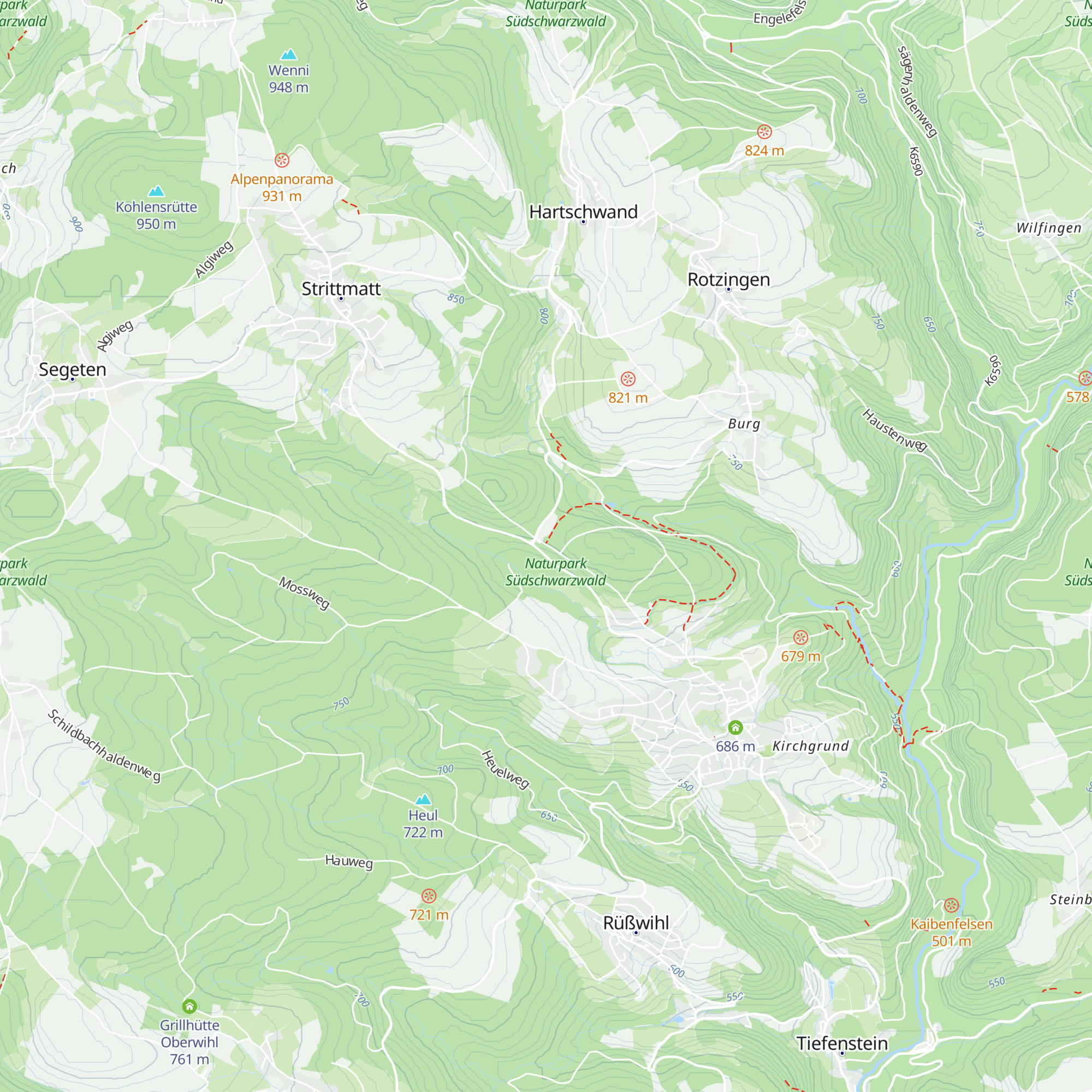 Sägmooshütte map