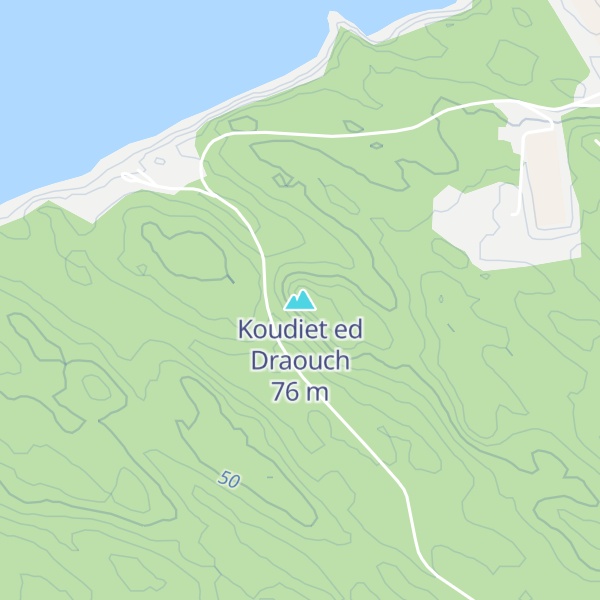 Map of Koudiet ed Draouch