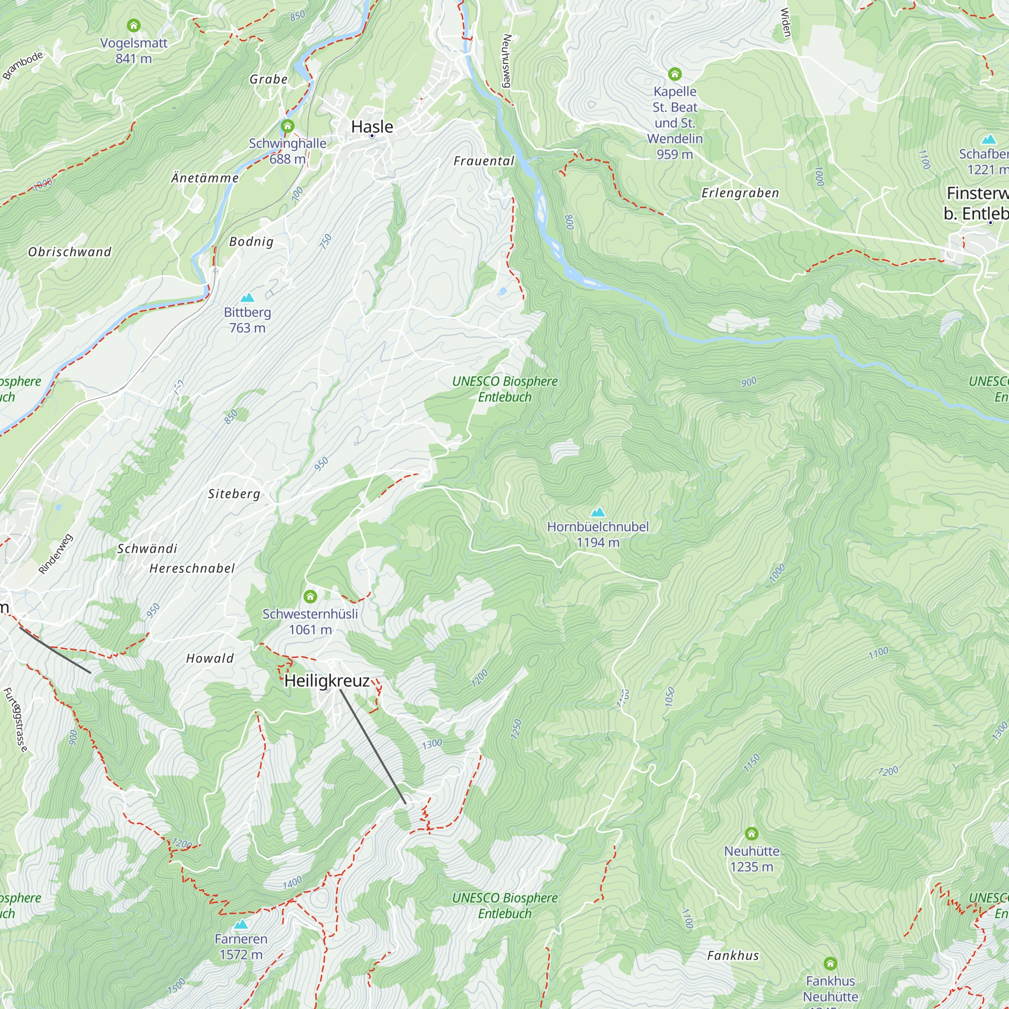 Schimberg -Bad map