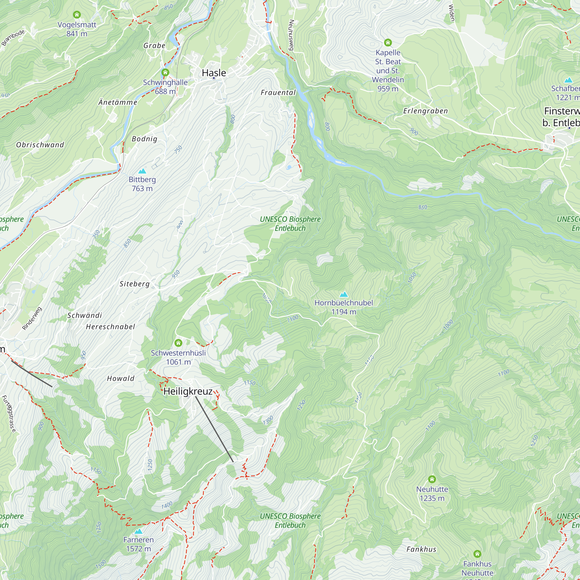 Schimberg -Bad map