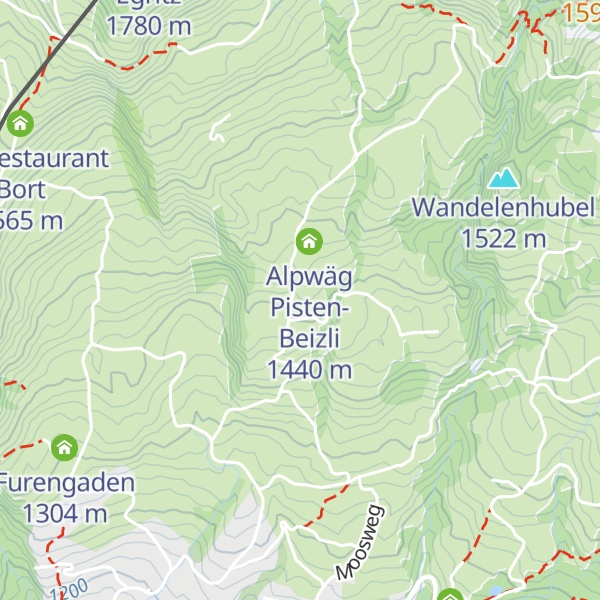 Map of Brüggbeizli