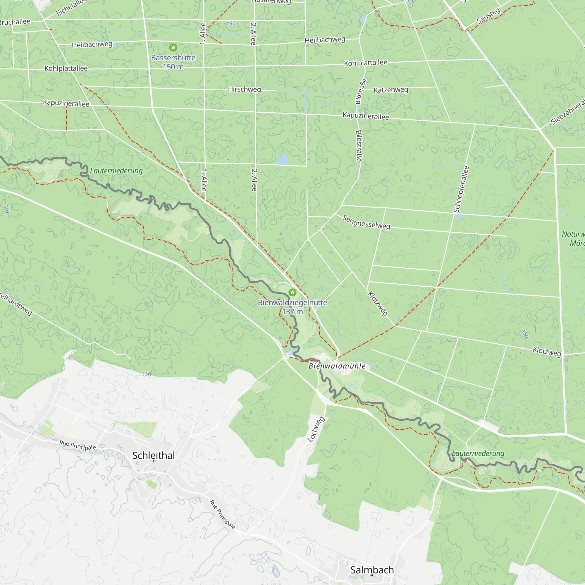 Bienwaldziegelhütte map