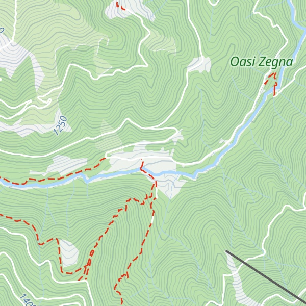 Map of Rifugio Piana del Ponte