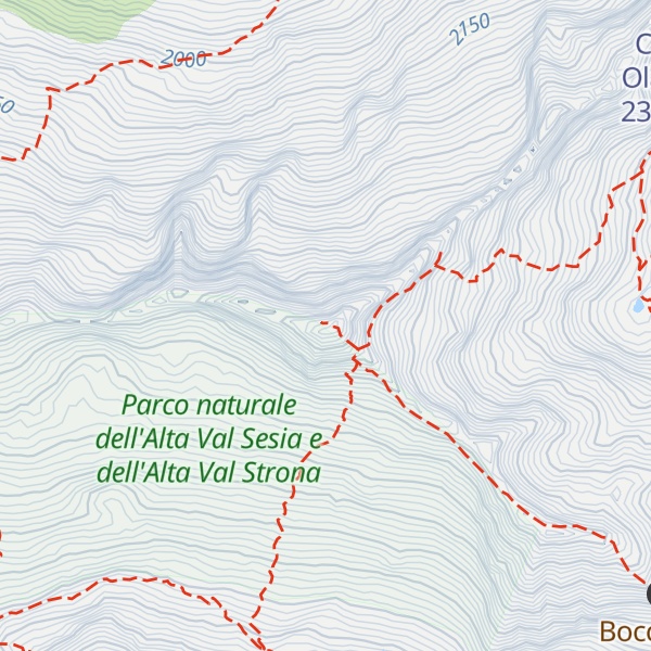 Map of Pizzo Tignaga