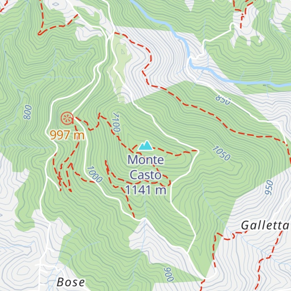 Map of Monte Casto