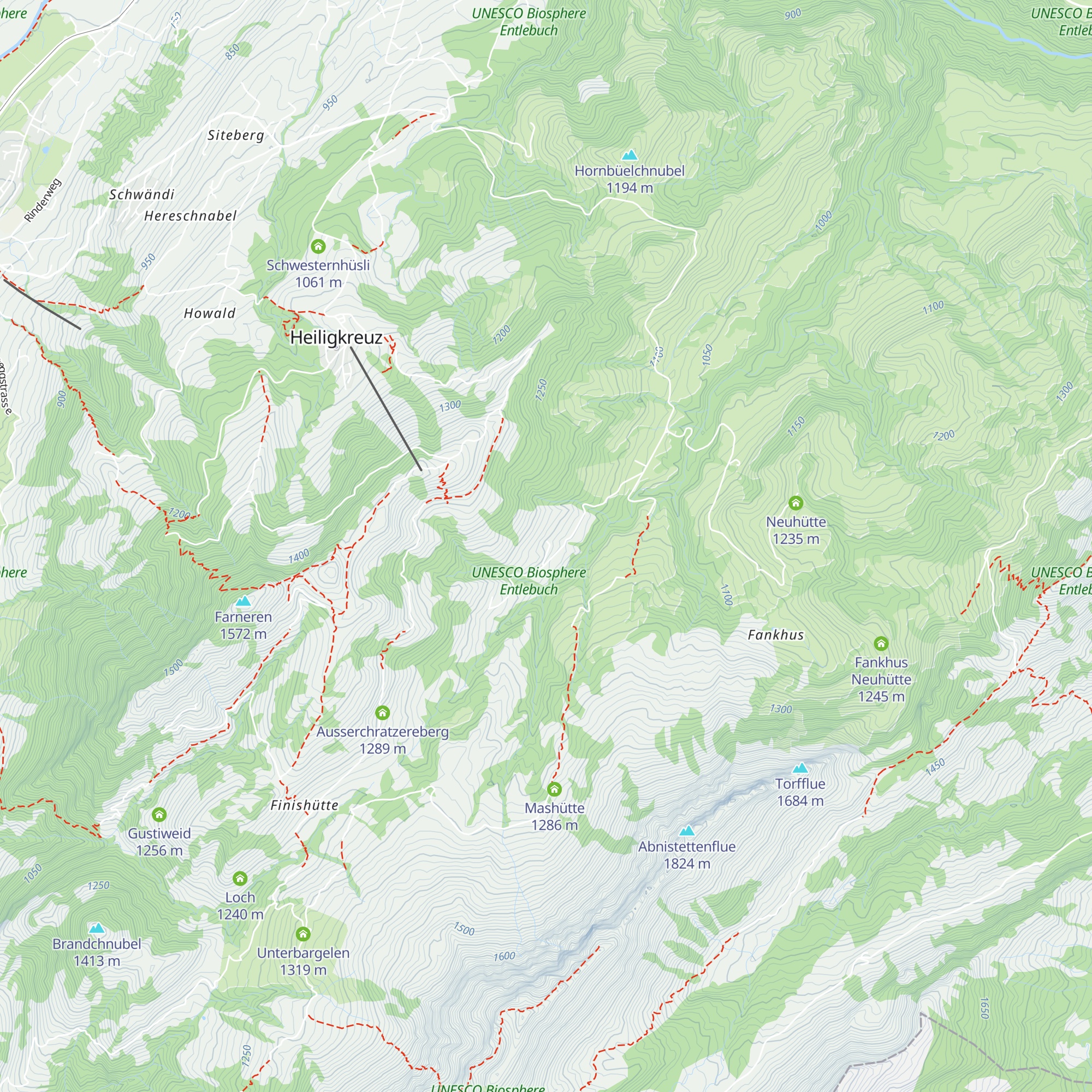 Schwändialp map