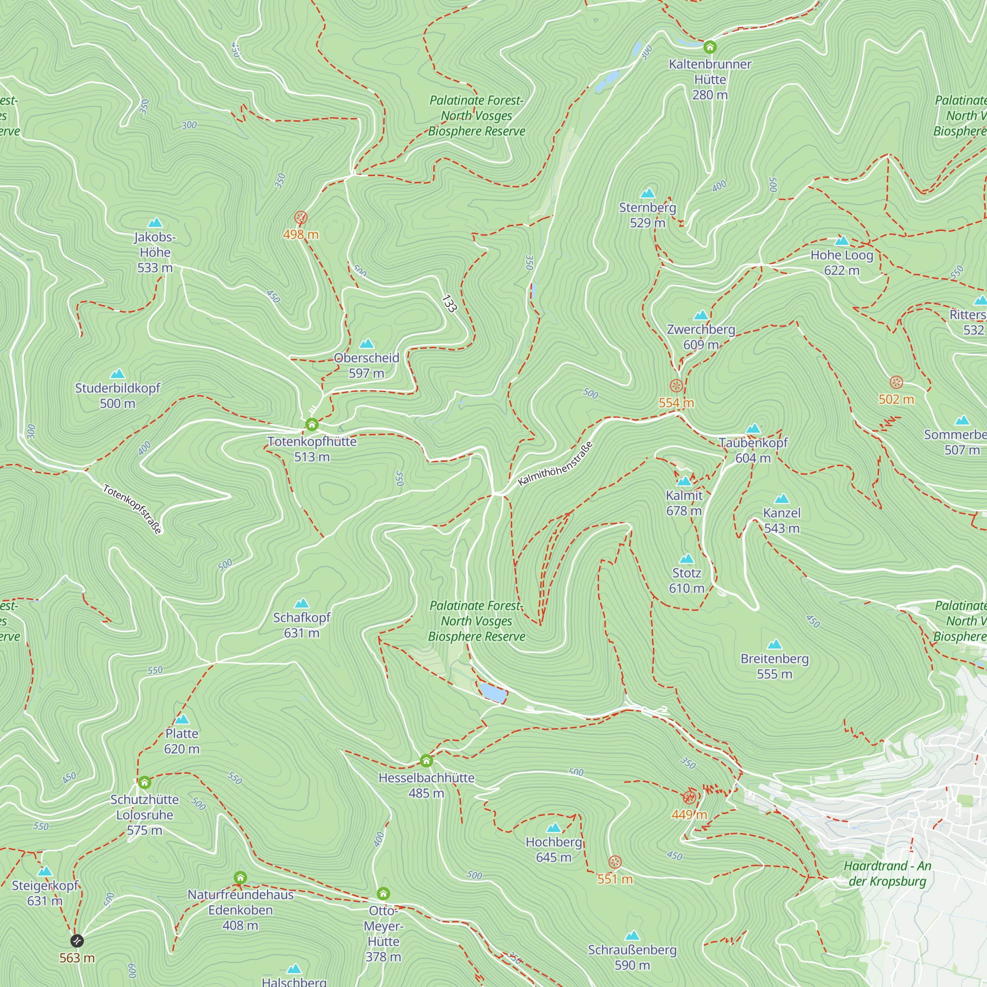 Hüttenhohl map