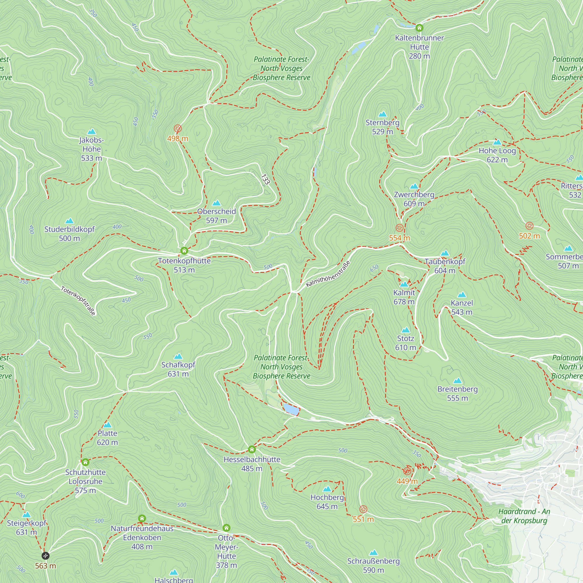 Hüttenhohl map