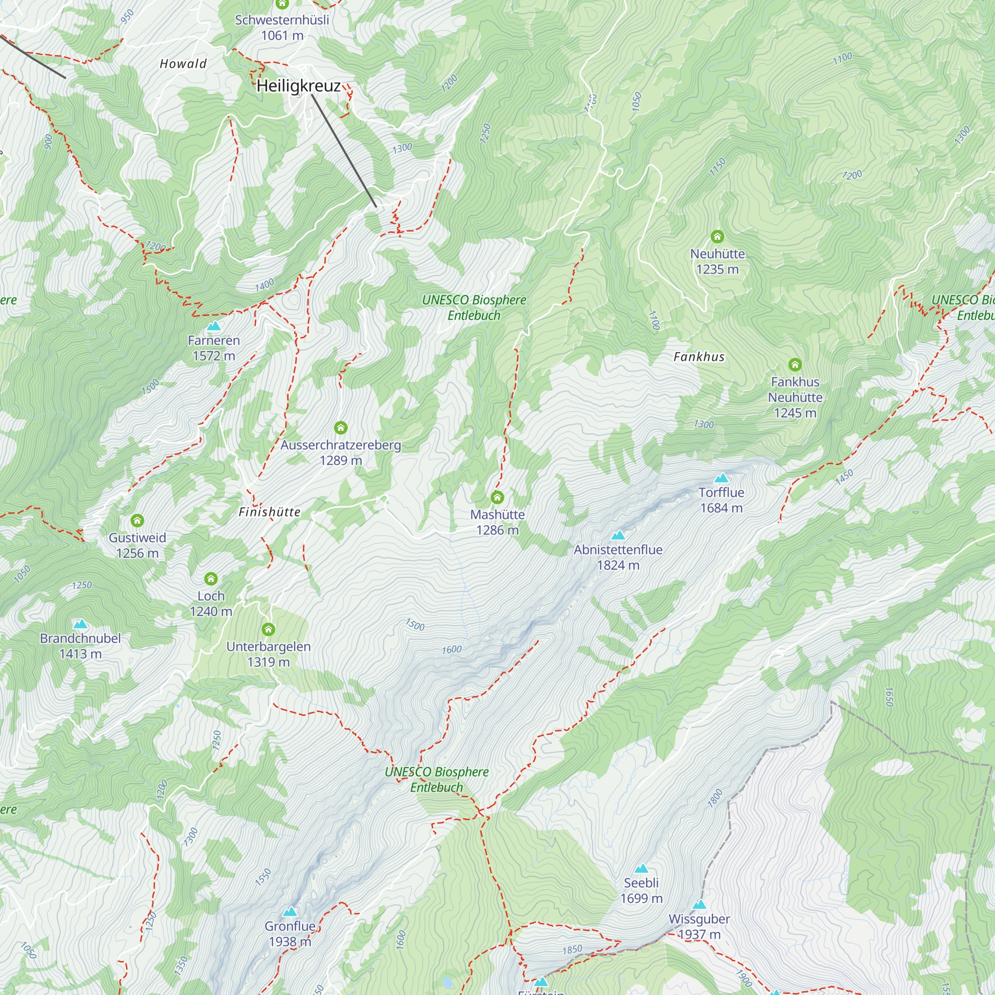 Mashütte map