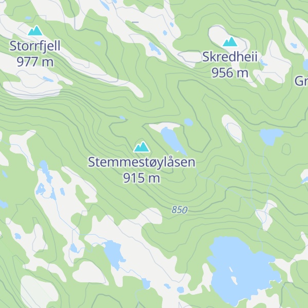 Map of Stemmestøyllii